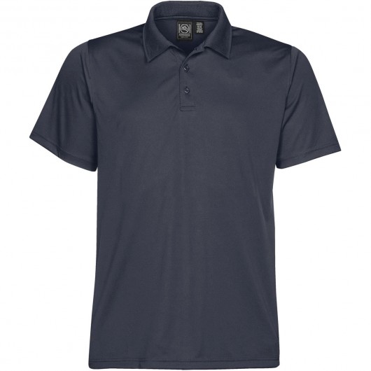 Navy Mens Eclipse Pique Polos